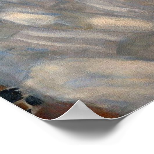 Gustav Klimt - Portrait von Hermine Gallia Poster (Ecke)