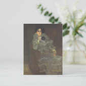 Gustav Klimt - Portrait von Marie Henneberg Postkarte (Stehend Vorderseite)