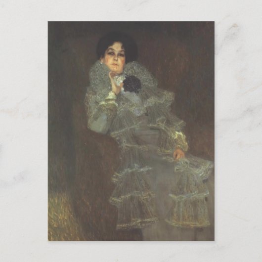 Gustav Klimt - Portrait von Marie Henneberg Postkarte (Vorderseite)