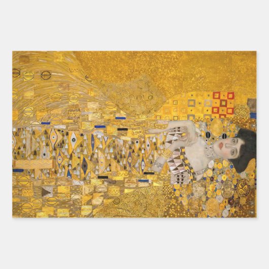 Gustav Klimt - Portraits Masterpiece Selection Geschenkpapier Set (Vorderseite 2)