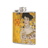 Gustav Klimt - Porträt der Adele Bloch-Bauer I Flachmann (Links)