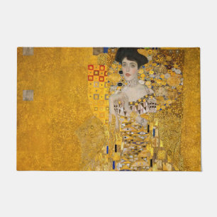 Gustav Klimt - Porträt der Adele Bloch-Bauer I Fußmatte