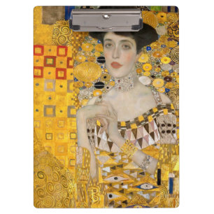 Gustav Klimt - Porträt der Adele Bloch-Bauer I Klemmbrett