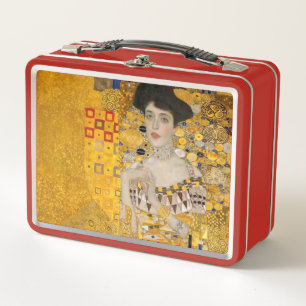 Gustav Klimt - Porträt der Adele Bloch-Bauer I Metall Brotdose