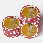 Gustav Klimt - Porträt der Adele Bloch-Bauer I Pokerchips (Stapel)