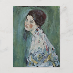 Gustav Klimt - Porträt einer Dame Malerei Postkarte