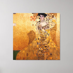 Gustav Klimt-Porträt von Adel Bloch Bauer 1907 Leinwanddruck
