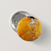 Gustav Klimt Porträt von Adele Bloch-Bauer I Button (Vorne & Hinten)