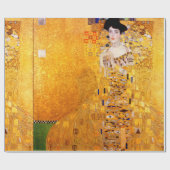 Gustav Klimt Porträt von Adele Bloch-Bauer I Geschenkpapier (Flach)