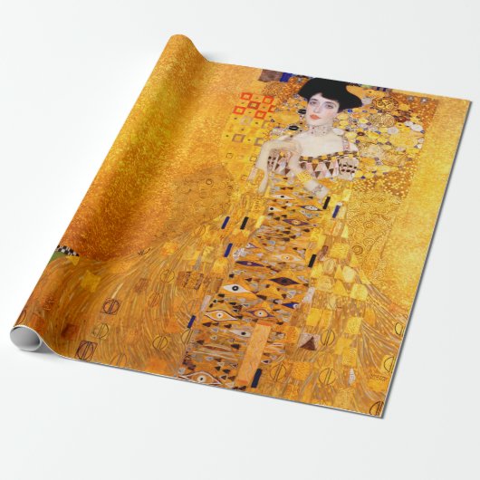 Gustav Klimt Porträt von Adele Bloch-Bauer I Geschenkpapier (Ungerollt)