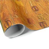 Gustav Klimt Porträt von Adele Bloch-Bauer I Geschenkpapier (Rolleneckpunkt)