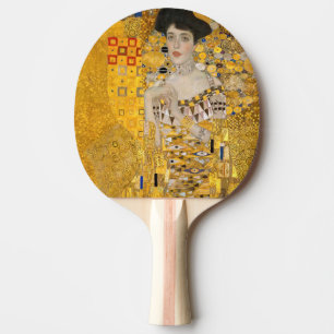 Gustav Klimt - Porträt von Adele Bloch-Bauer I Tischtennis Schläger