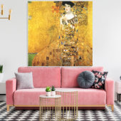GUSTAV KLIMT - Portret van Adèle Bloch-Bauer 1907 Leinwanddruck (Insitu (Wohnzimmer))