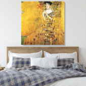 GUSTAV KLIMT - Portret van Adèle Bloch-Bauer 1907 Leinwanddruck (Insitu (Schlafzimmer))
