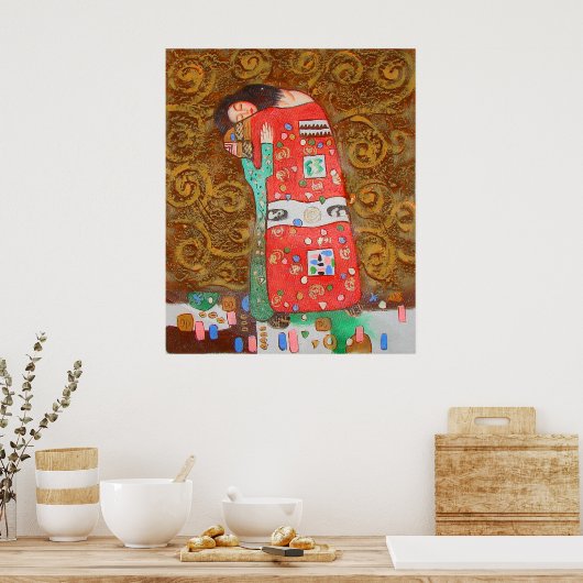 Gustav Klimt Poster ~ Armor-Liebe (Küche)