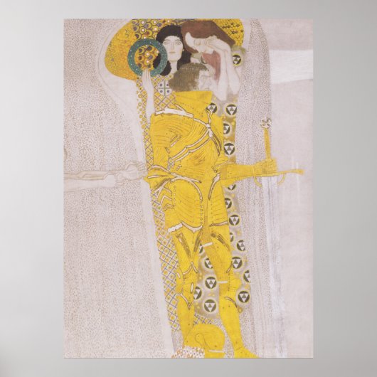 Gustav Klimt Poster - beethoven frieze (Vorne)