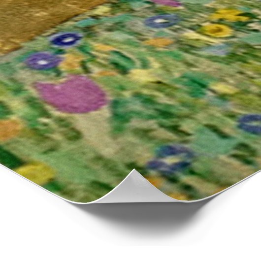 Gustav Klimt Poster - der Kuss (Ecke)