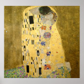 Gustav Klimt Poster - der Kuss (Vorne)
