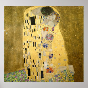 Gustav Klimt Poster - der Kuss