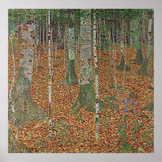 Gustav Klimt Poster ~ Der Wald (Vorne)