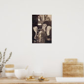 Gustav Klimt Poster ~ Endgültiger Staat der Rechts (Küche)