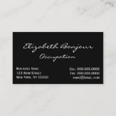 Gustav Klimt Print ~ Visitenkarte (Rückseite)