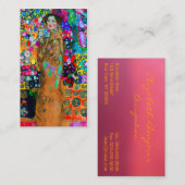 Gustav Klimt Print ~ Visitenkarte (Vorne/Hinten)