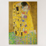 Gustav Klimt Puzzle<br><div class="desc">Gustav Klimt das Kiss Fine Art Jigsaw Puzzle.</div>
