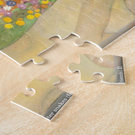 Gustav Klimt - Puzzlespiel II der Wasserschlangen Puzzle (Seite)