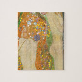 Gustav Klimt - Puzzlespiel II der Wasserschlangen Puzzle (Vertikal)