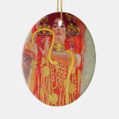 Gustav Klimt Red Woman Gold Schlangen Malerei Keramik Ornament (Rechts)