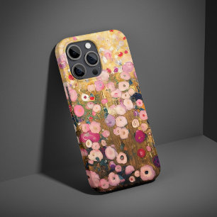 Gustav Klimt Rosa Blumengarten Künstlerische Hülle