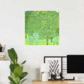 Gustav Klimt, Rose unter den Bäumen Poster (Heimbüro)