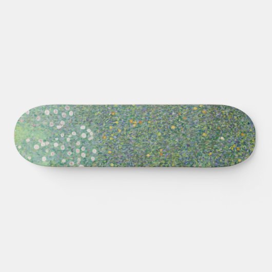 Gustav Klimt Rosebüsche Unterhalb der BaumgalerieH Skateboard (Horizontal)