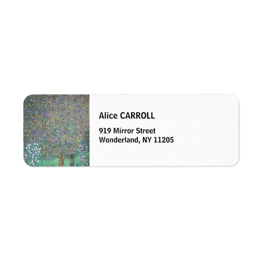 Gustav Klimt - Rosenbüsche unter den Bäumen (Vorne)