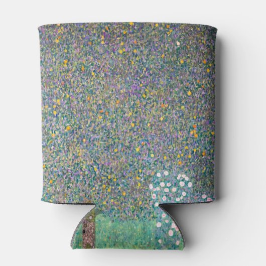 Gustav Klimt - Rosenbüsche unter den Bäumen Dosenkühler (Rückseite)