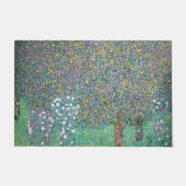 Gustav Klimt - Rosenbüsche unter den Bäumen Fußmatte (Vorderseite)