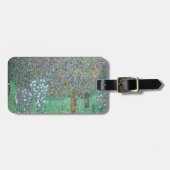 Gustav Klimt - Rosenbüsche unter den Bäumen Gepäckanhänger (Vorderseite horizontal)