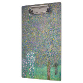 Gustav Klimt - Rosenbüsche unter den Bäumen Klemmbrett (Links)