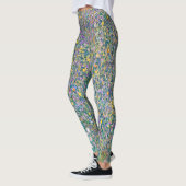 Gustav Klimt - Rosenbüsche unter den Bäumen Leggings (Links)