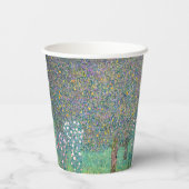 Gustav Klimt - Rosenbüsche unter den Bäumen Pappbecher (Rückseite)