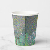 Gustav Klimt - Rosenbüsche unter den Bäumen Pappbecher (Rechts)