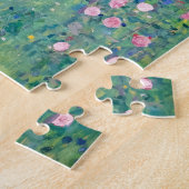 Gustav Klimt - Rosenbüsche unter den Bäumen Puzzle (Seite)