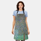 Gustav Klimt - Rosenbüsche unter den Bäumen Schürze (Getragen)