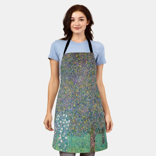 Gustav Klimt - Rosenbüsche unter den Bäumen Schürze (Getragen)