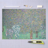 Gustav Klimt - Rosenbüsche unter den Bäumen Seidenpapier (Handwerk)