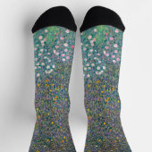Gustav Klimt - Rosenbüsche unter den Bäumen Socken (Oben)