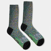 Gustav Klimt - Rosenbüsche unter den Bäumen Socken (Rechts)