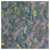 Gustav Klimt - Rosenbüsche unter den Bäumen Stoff (Nahaufnahme)