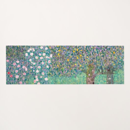 Gustav Klimt - Rosenbüsche unter den Bäumen Yogamatte (Rückseite (Horizontal))